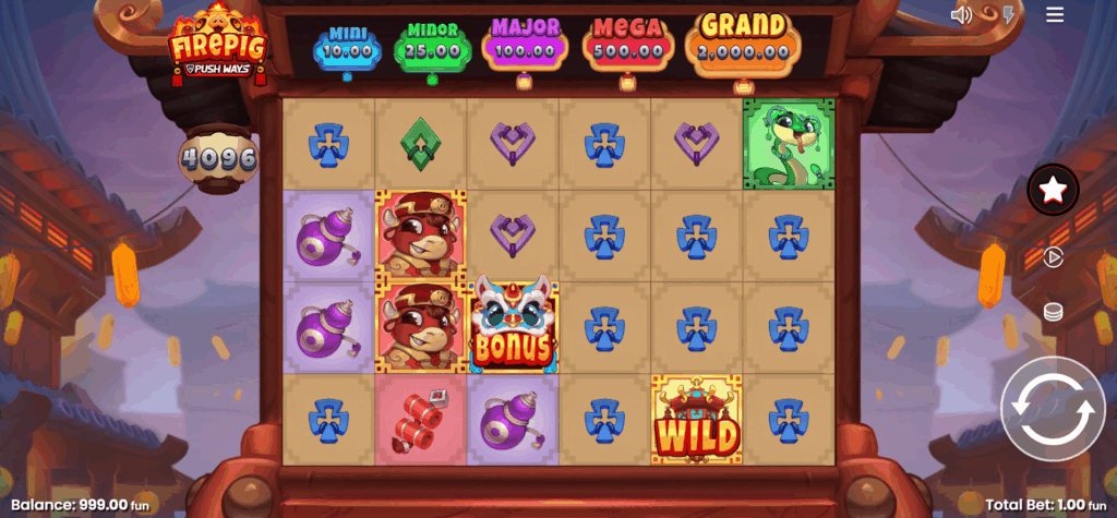Fire Pig Push Ways Base Game