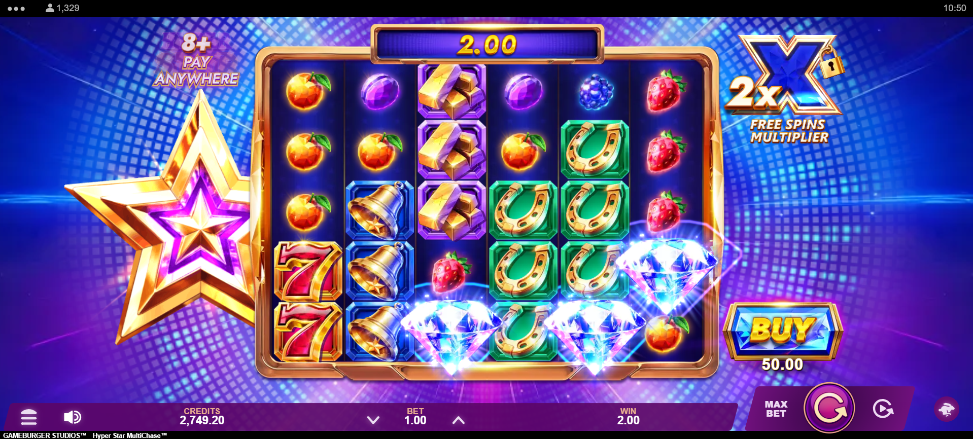 Hyper Star MultiChase Base Game