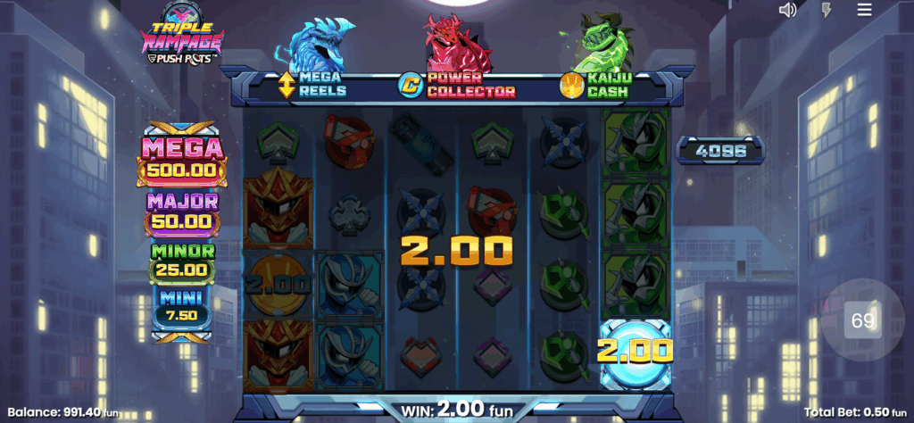 Landing a Collect Symbol on Reels 1 or 6 Will Collect all Visible Instant Prize and Jackpot Coins