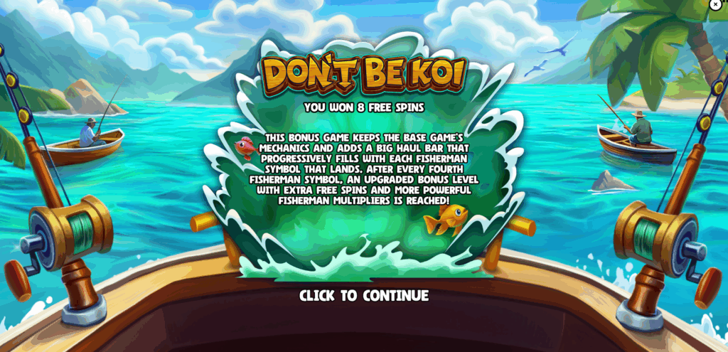 Marlin Masters The Big Haul Don't Be Koi Free Spins