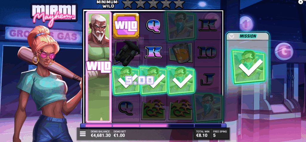 Miami Mayhem We Split Free Spins