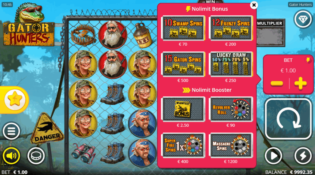 Non-UK Players Can Select 1 of 8 Bonus Buy Options