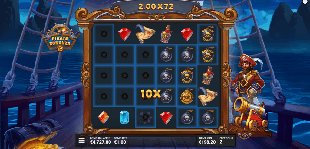 Pirate Bonanza 2 Bombs Away Free Spins