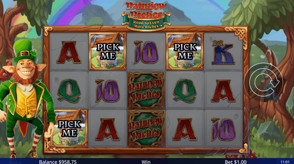 Players Can Choose 1 of 3 Wishing Well Symbols Once Triggered