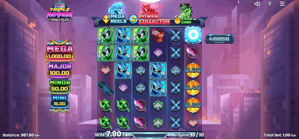 Triple Rampage Mega Reels Free Spins