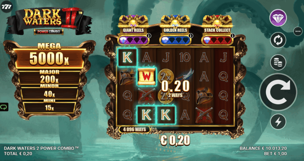 Wins Between 0.1x and 2.5x Your Bet are Applied When 3+ Matching Symbols Land on Reels 1-6