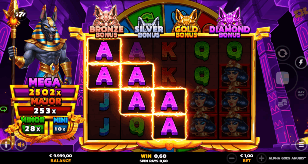 Wins Occur When 3 or More Symbols Appear on Reels 1-5