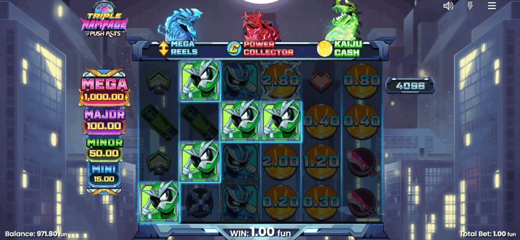 Wins are Evaluated When 3 or More Identical Symbols Land on Reels 1-6