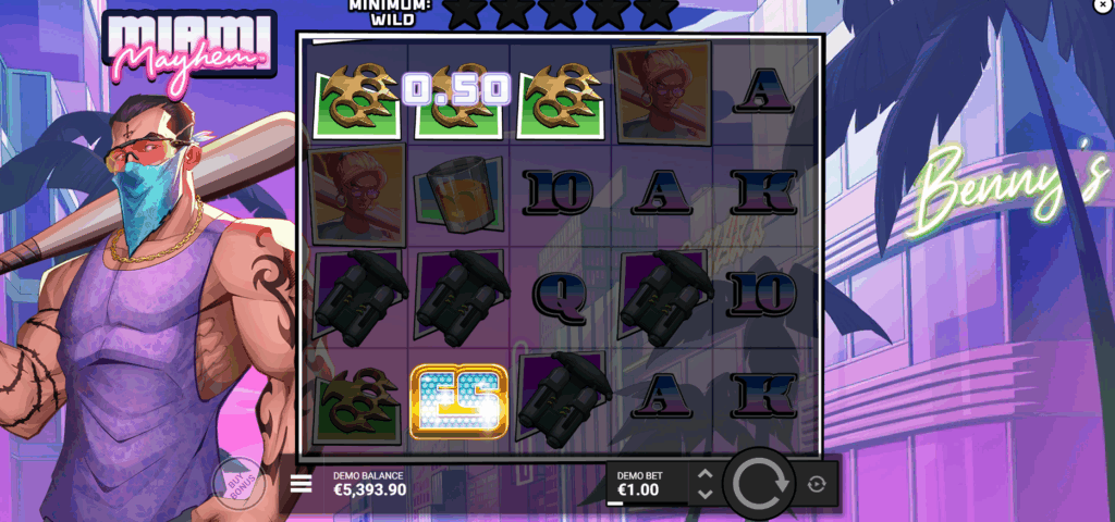 Wins are Guaranteed When 3+ Matching Symbols Land on Reels 1-5