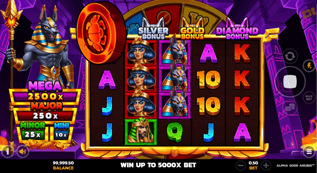 Alpha Gods Anubis Jackpot Coins