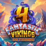 4 fantastic vikings go fishing logo