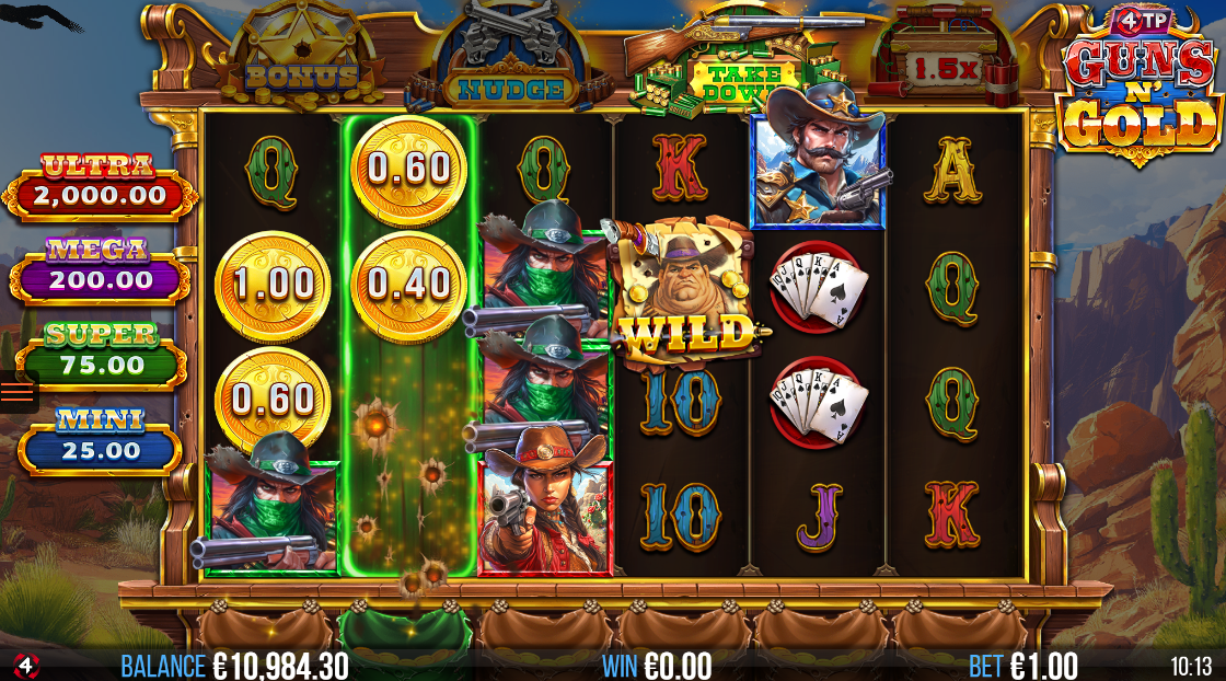 4TP Guns n' Gold Takedown Feature Pot