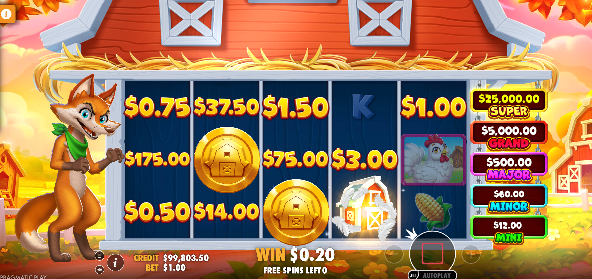 Bigger Barn House Bonanza Free Spins