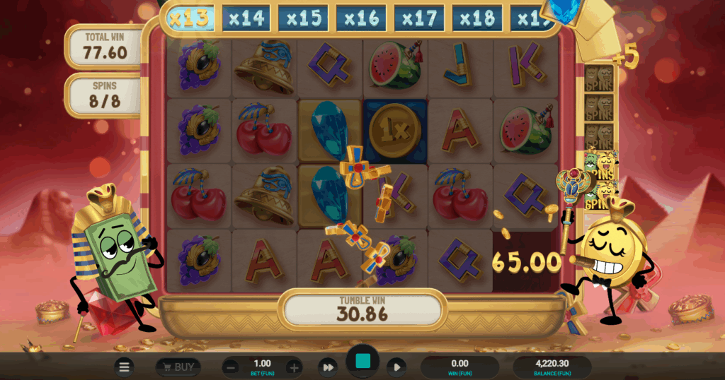 Bill & Coin 2 Mummy Mischief Super Free Spins