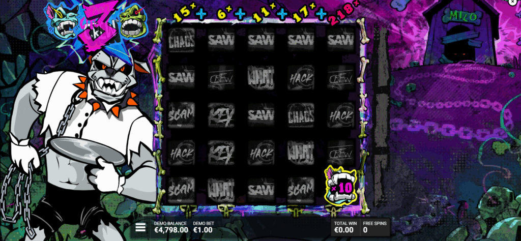 Chaos Crew 3 The Korrupted K9 Free Spins