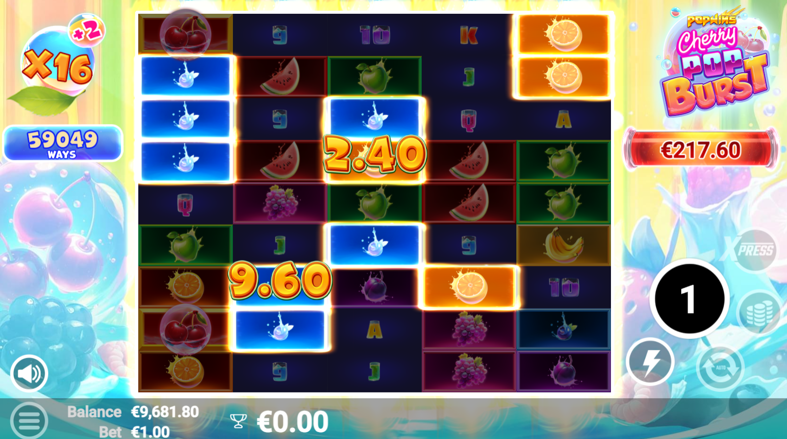 CherryPop Burst Free Spins