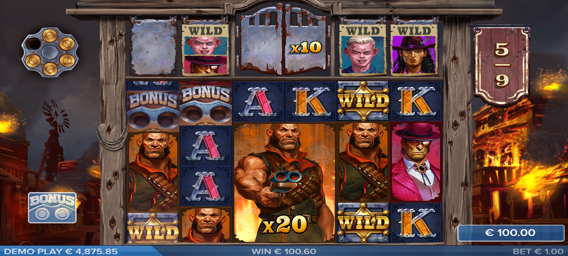 Deadeye Free Spins