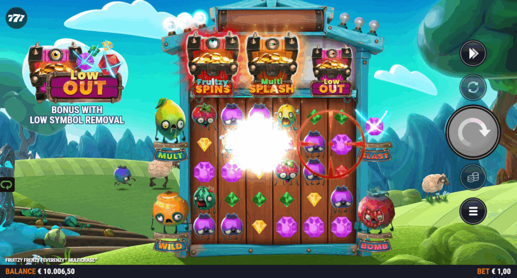 Fruitzy Frenzy Feverenzy Blast Feature