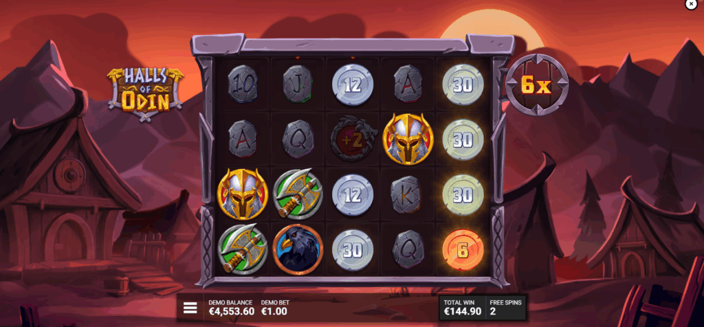 Halls of Odin Fury of the Gods Free Spins