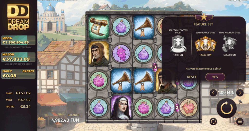Holy Hand Grenade 2 Dream Drop Bonus Buy Options