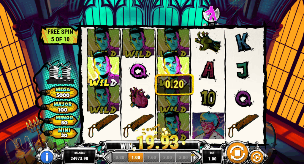 Lab of Madness It's a Wild Walking Wild Free Spins