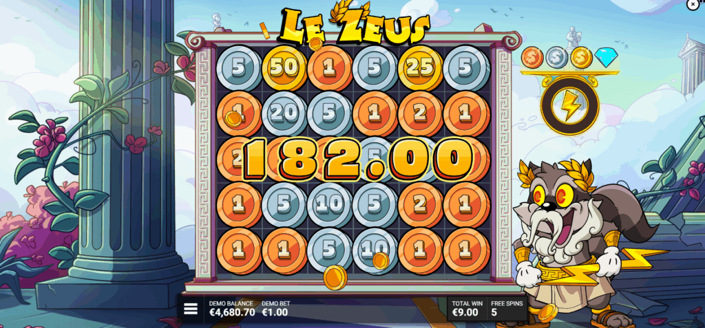 Le Zeus Myth-Taken Identity Free Spins