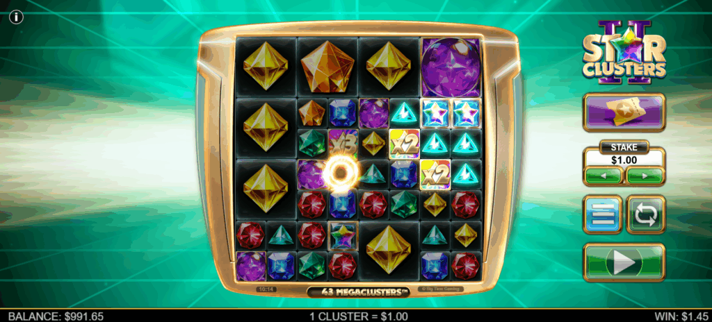 Multiplier Wilds reveal a random Multiplier Between x2 and x100