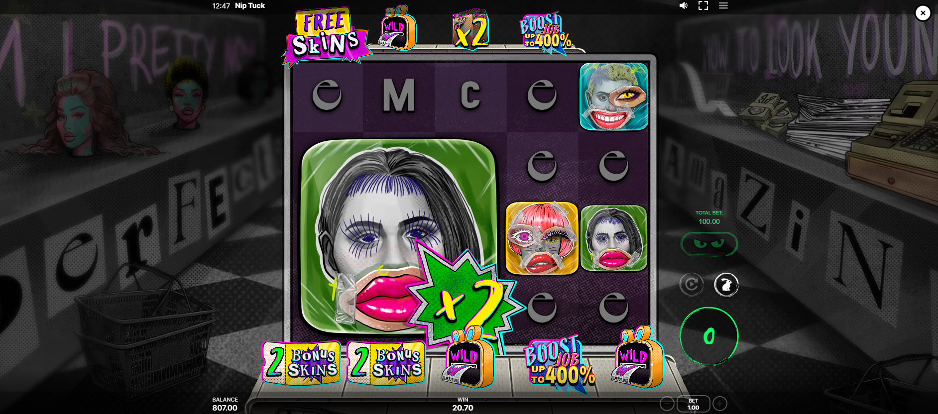 Nip Tuck Free Skins Mode