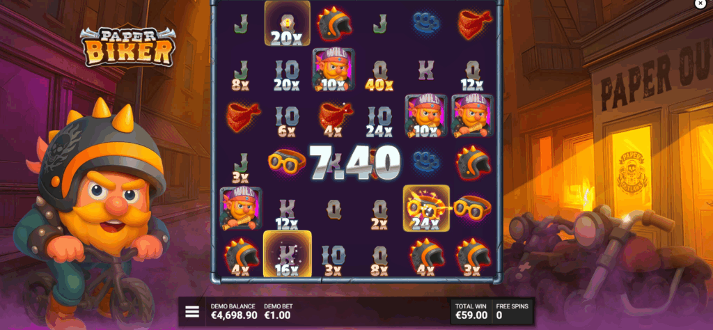 Paper Biker Special Edition Free Spins
