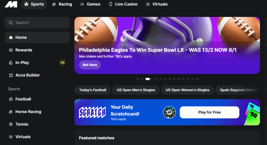 Midnite Casino Updated Sportsbook