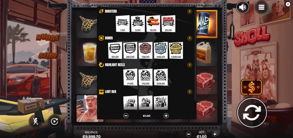 Swoll Boosters & Bonus Bu yOptions