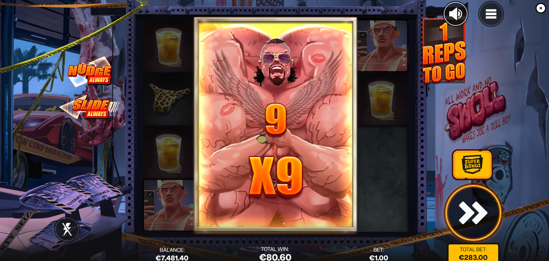 Swoll Super Free Spins