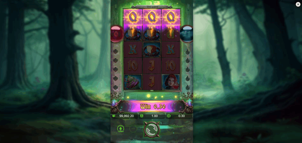 Winning Combinations are Awarded When 3 Identical Symbols Land on Reels 1-3