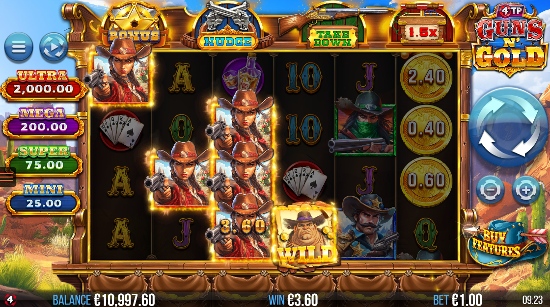 Wins Occur When 2+ Symbols Land on Adjacent Reels, Starting From Reel 1