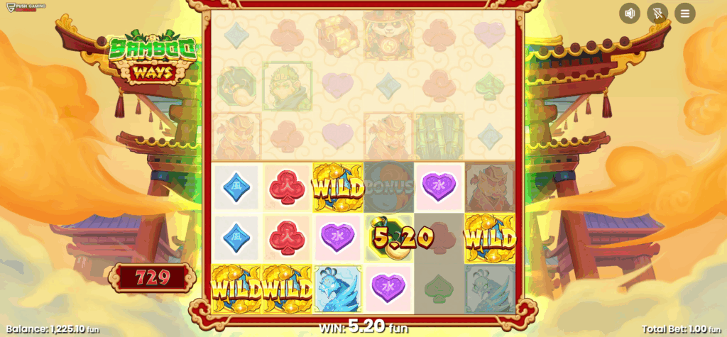 Wins Occur When 2 or More Symbols Fall on Reels 1-6