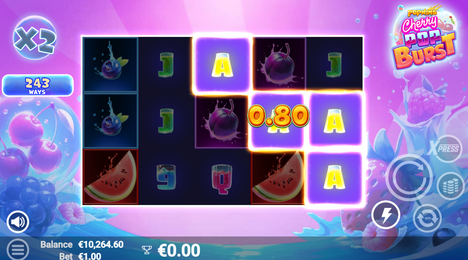 Wins Occur When 3-5 Symbols Land From Leftmost or Rightmost Reels