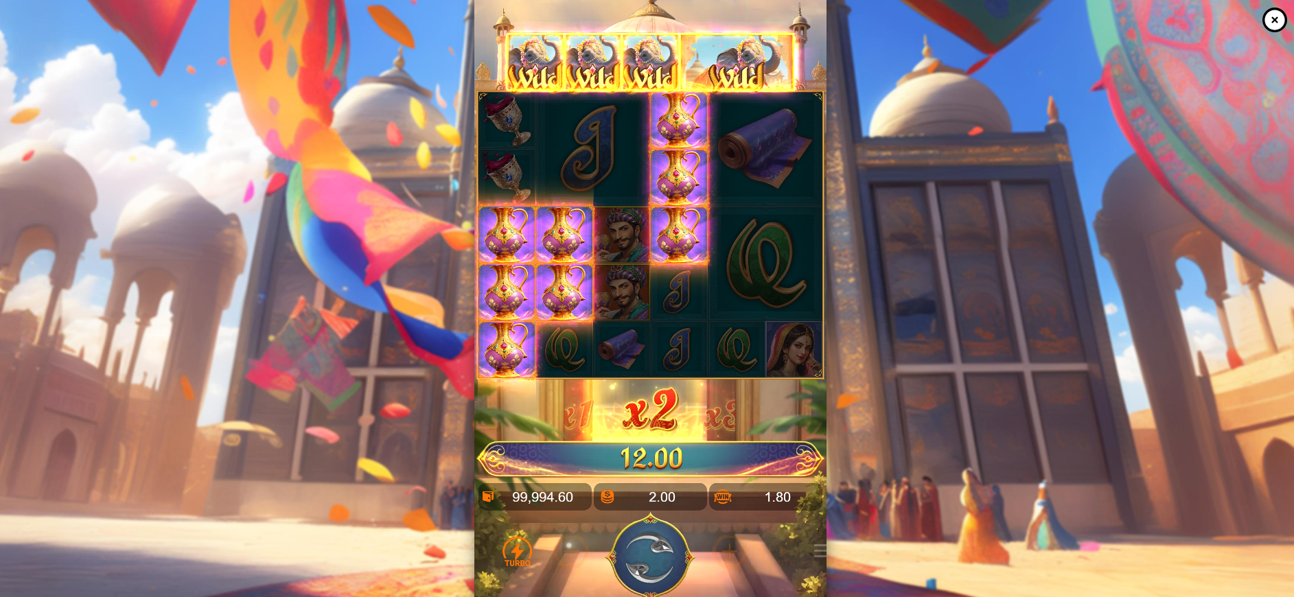 Wins are Awarded When 8 or More Symbols Appear Anywhere on the Reels