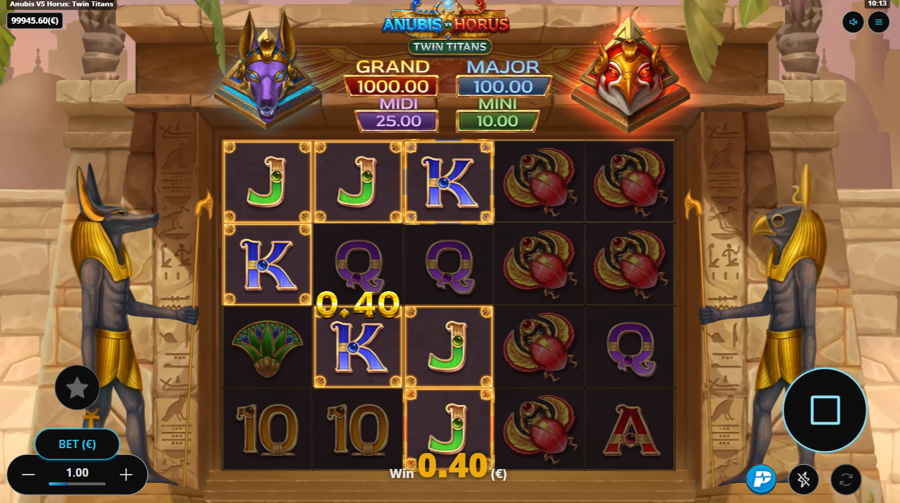 Wins are Created When 3-5 Matching Symbols Land on Reels 1-5