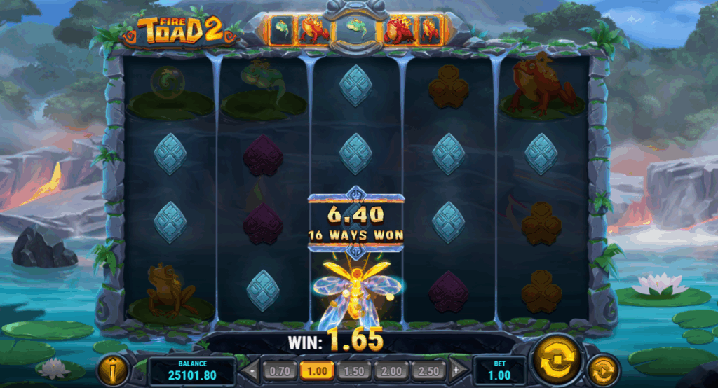 Wins are Guaranteed When 2-5 Matching Symbols Fall Upon Reels 1-5