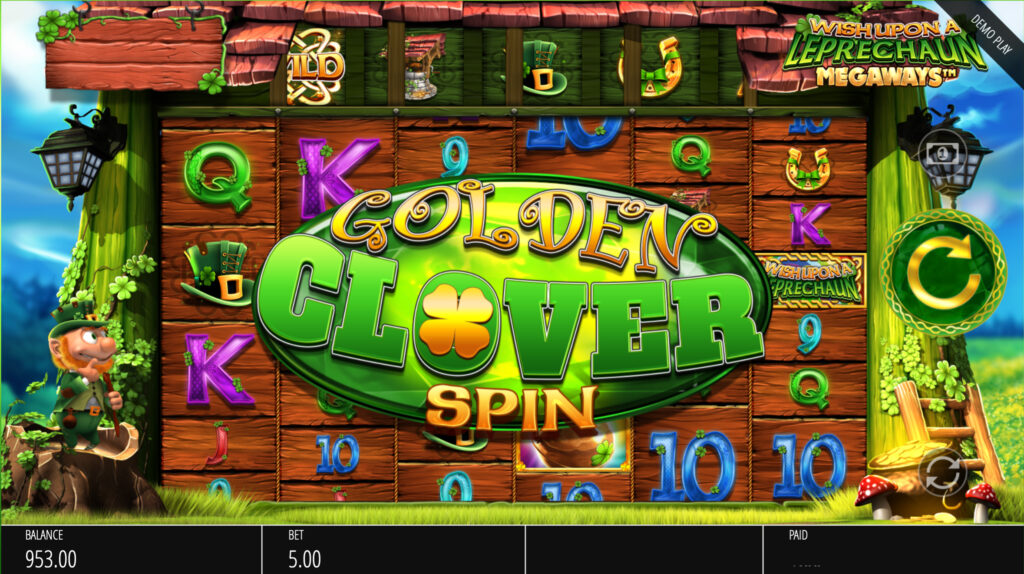 Wish Upon a Leprechaun Megaways Golden Clover Spin
