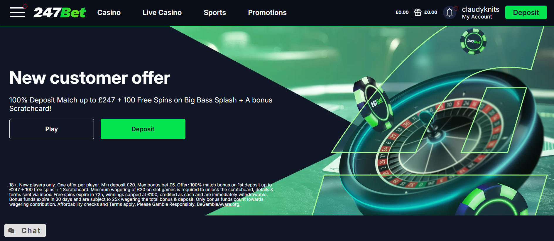 247Bet Welcome Bonus