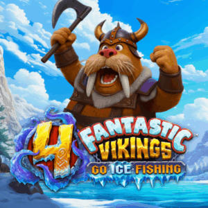 4 Fantastic Vikings Go Ice Fishing Logo