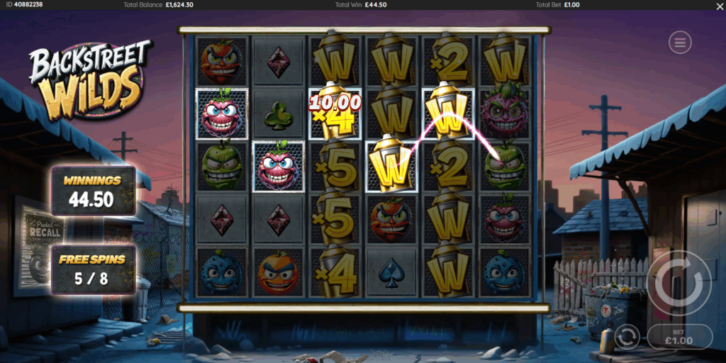 Backstreet Wilds Super Free Spins