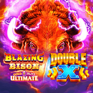 Blazing Bison Gold Blitz Ultimate Double X Logo