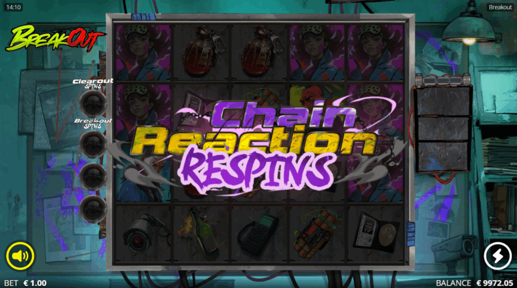 Breakout - Chain Reaction Respins Splash Screen