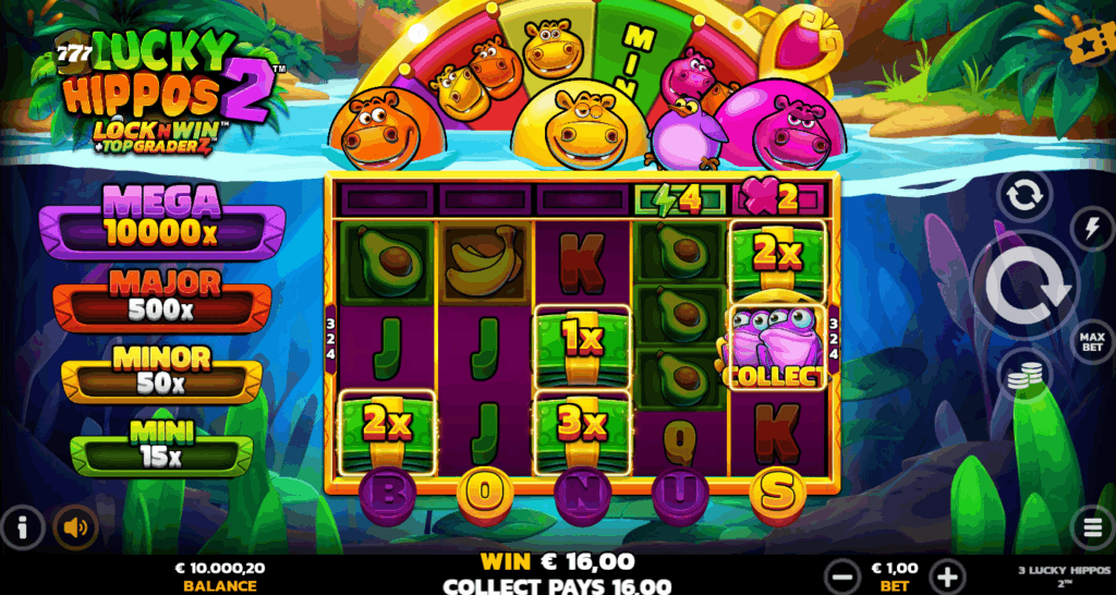 Cash Prizes are Awarded When a Collect Symbol Lands on Reel 5