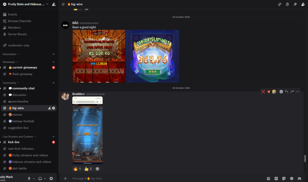 Join Our Discord, and Check Our Big Wins Channel for Inspiration