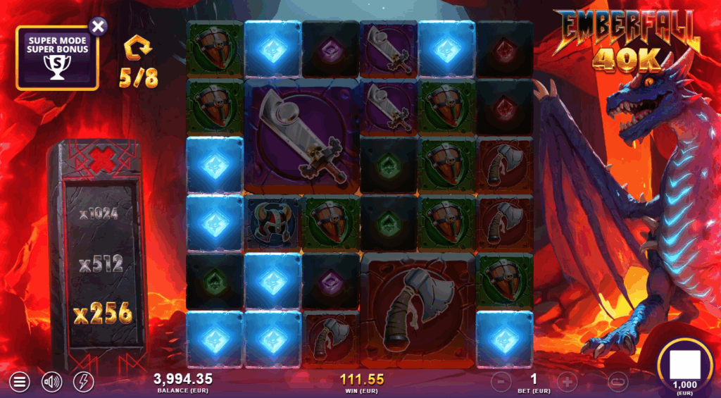 Emberfall 40K Super Free Spins