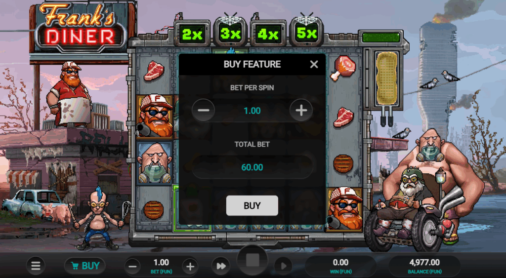 Frank's Diner Bonus Buy Options