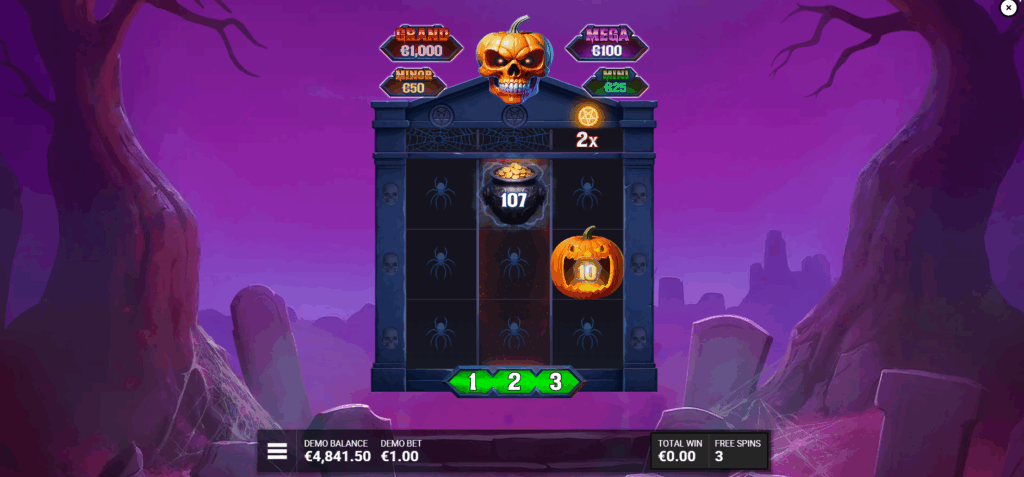Grinning Harvest Hold & Win Bonus